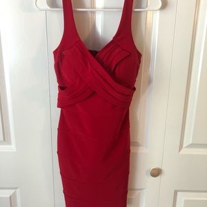 NWT Red bodycon dress